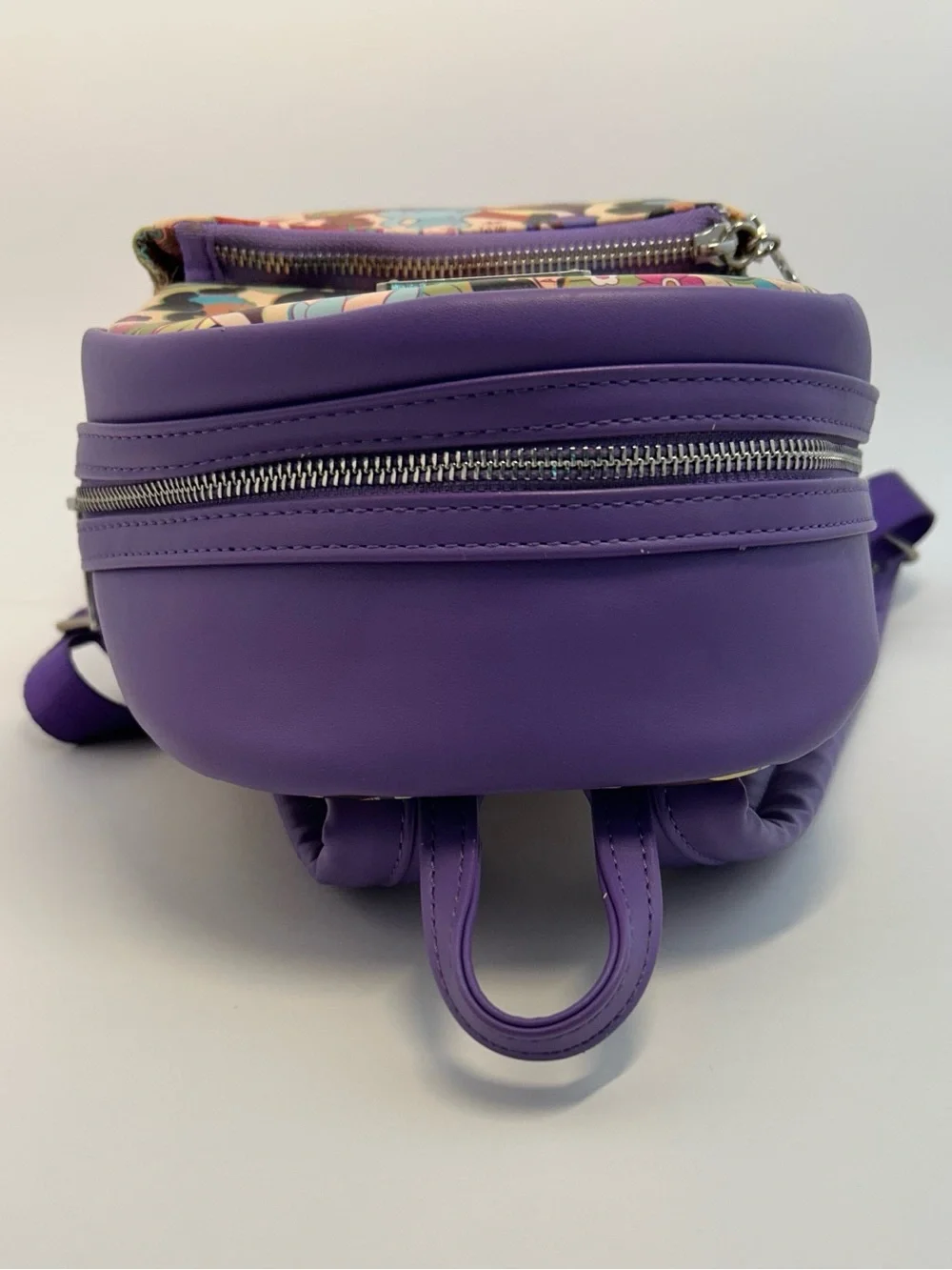 Loungefly Disney Princess Groovy Floral Mini Backpack Purple Ariel Tiana⁠ Jasmin